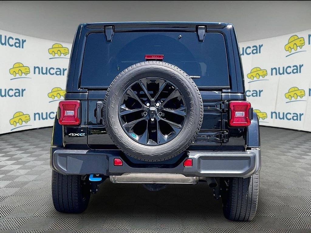Used 2023 Black Jeep Sahara 4xe image 5