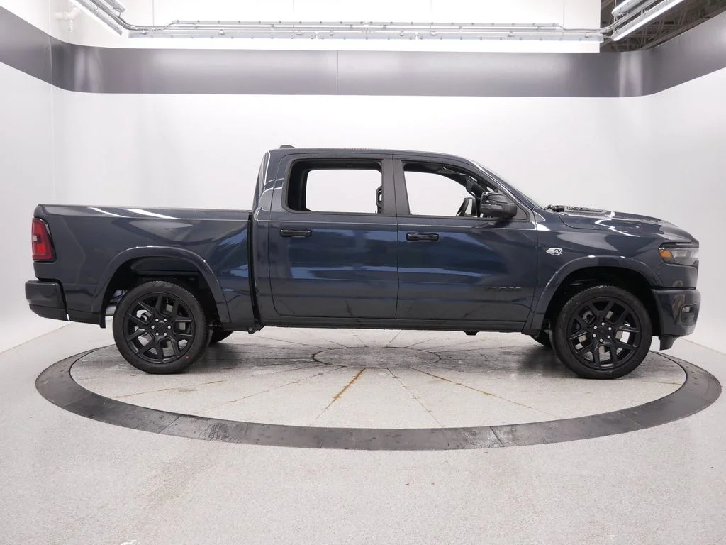New 2026 Forged Blue Metallic Exterior Paint Ram Laramie image 8