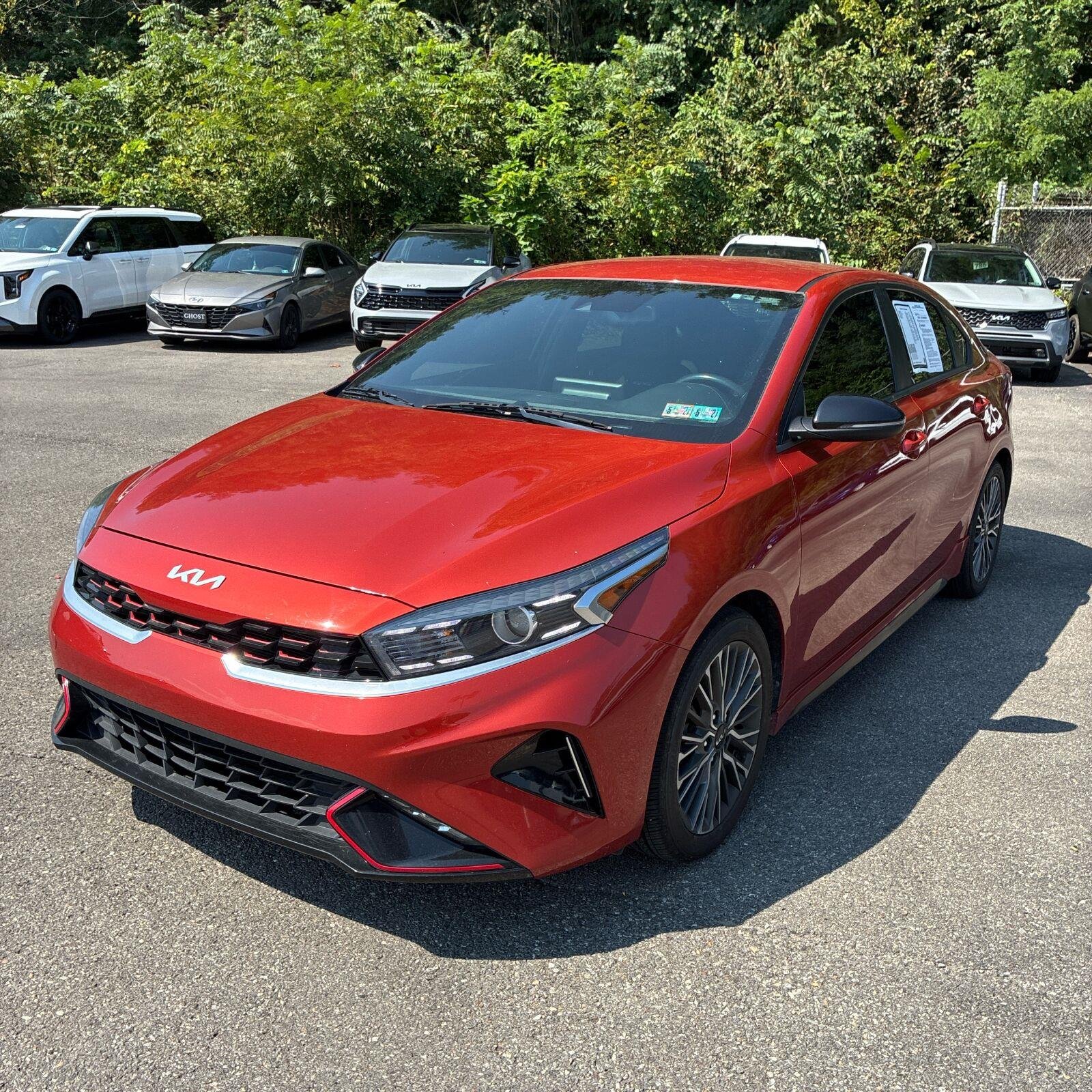 Used 2023 Fire Orange Kia GT-Line image 2