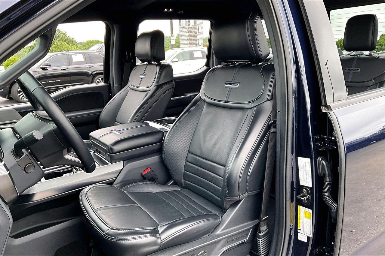 Used 2024 Antimatter Blue Metallic Ford Platinum image 24