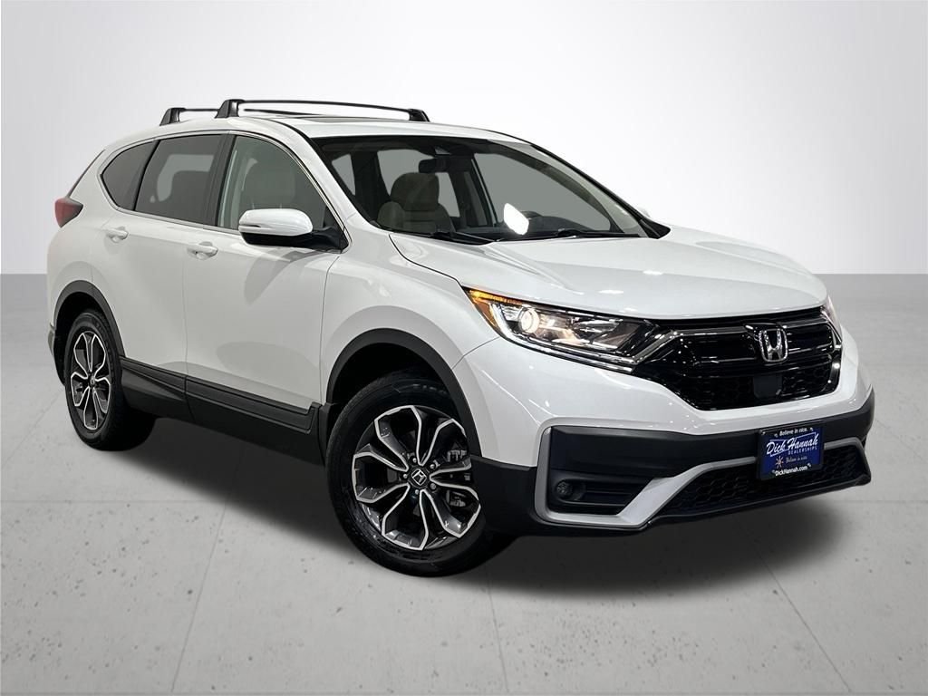 Used 2021 Platinum White Pearl Honda EX image 7