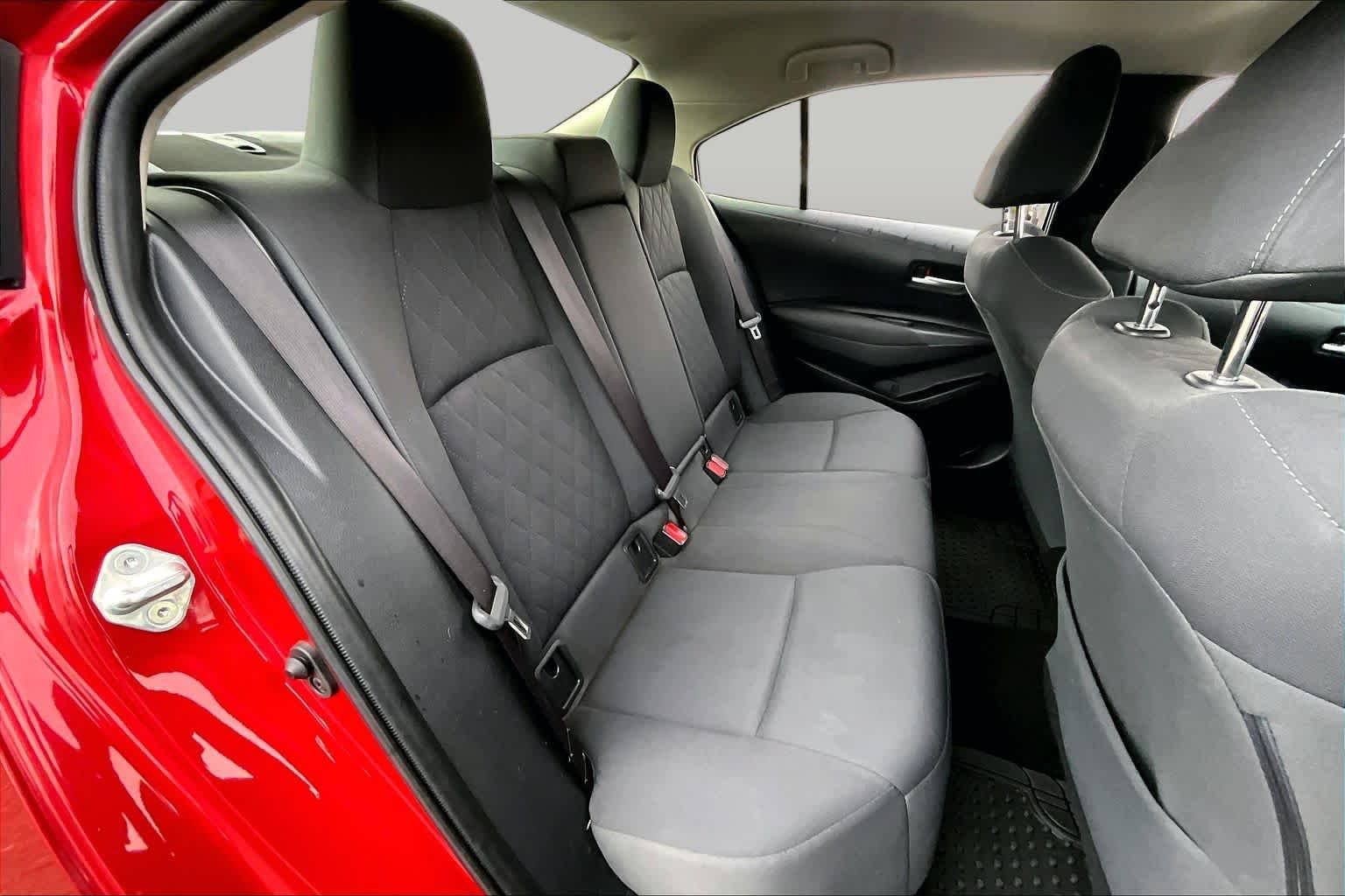 Used 2020 Barcelona Red Metallic Toyota LE image 19