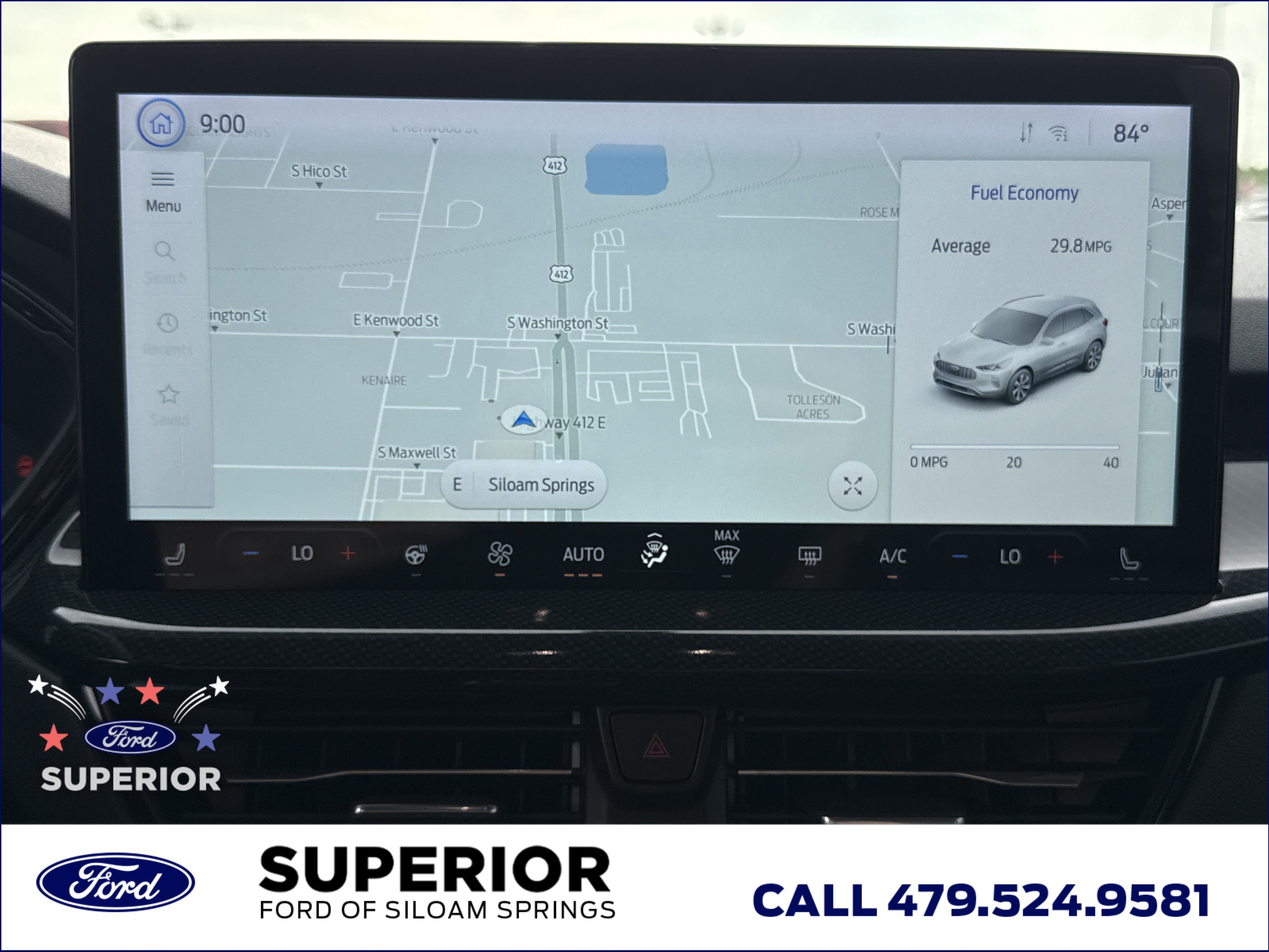 Used 2024 Light Blue Clearcoat Metallic Ford ST-Line Elite AWD image 9