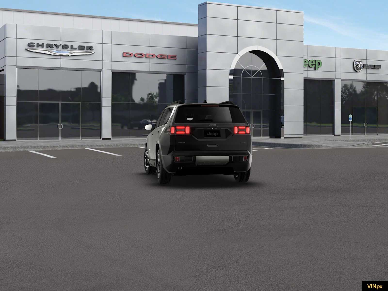 New 2026 Diamond Black Crystal Pearlcoat Jeep Limited image 13