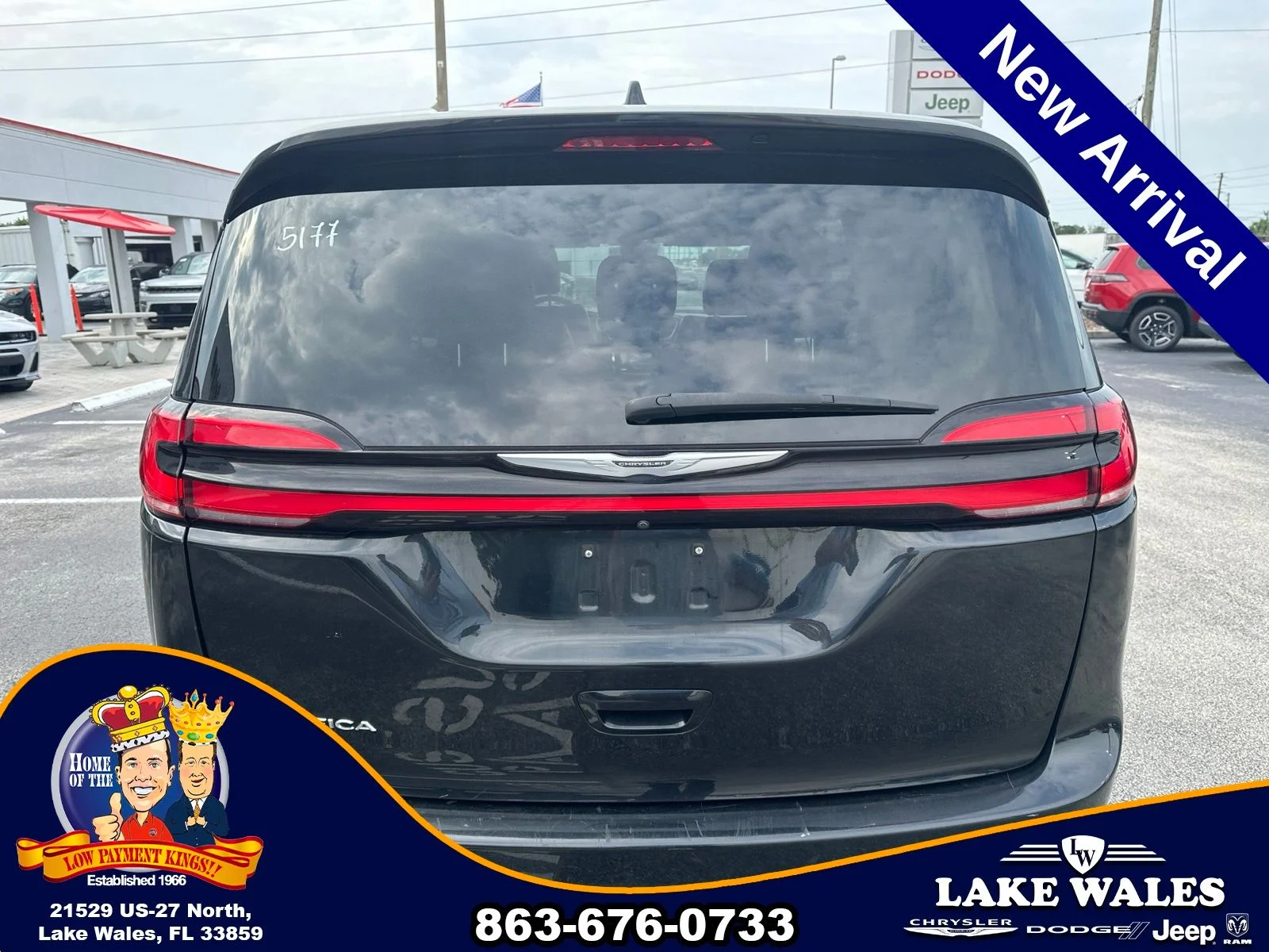 Certified Used 2022 Black Chrysler Touring L image 4