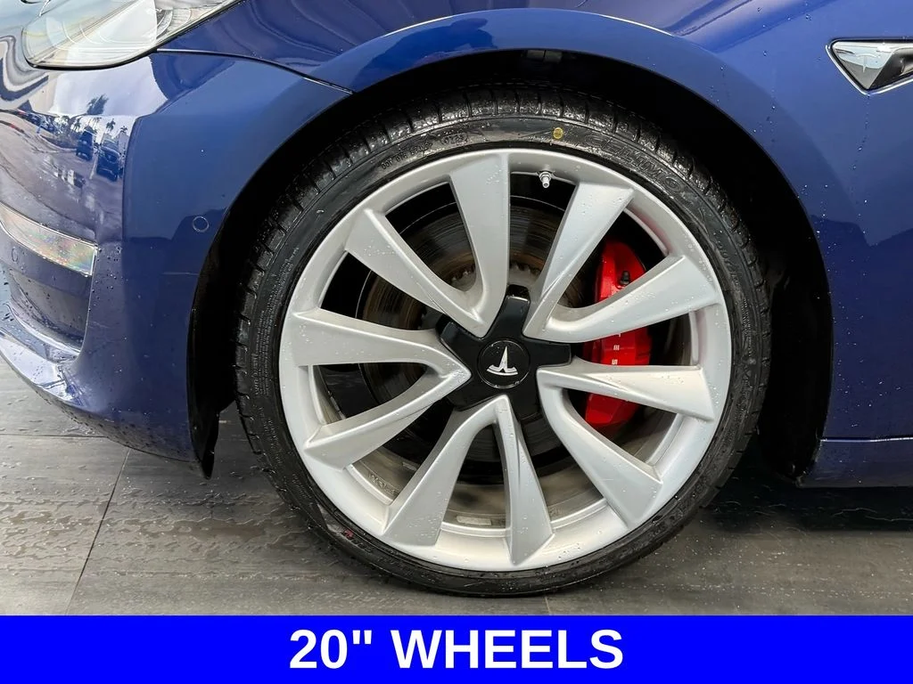 Used 2018 Blue Tesla Performance image 4