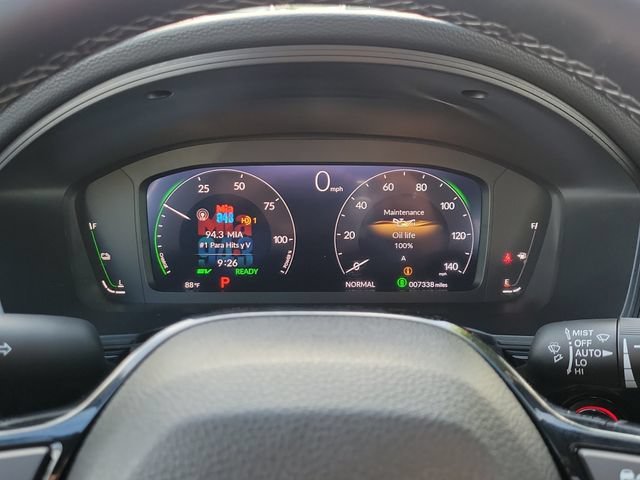 Certified Used 2025 Solar Silver Metallic Honda 4D HYBRID SPORT TOURING image 25