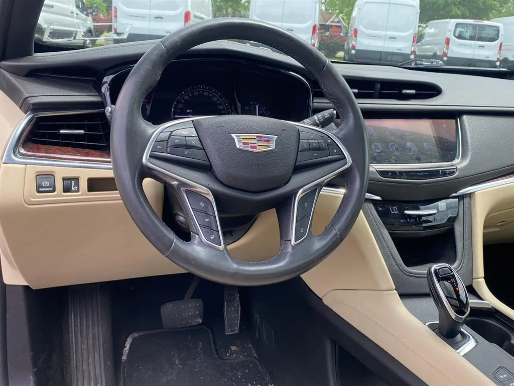 Used 2017 Red Passion Tintcoat Cadillac Luxury AWD image 3