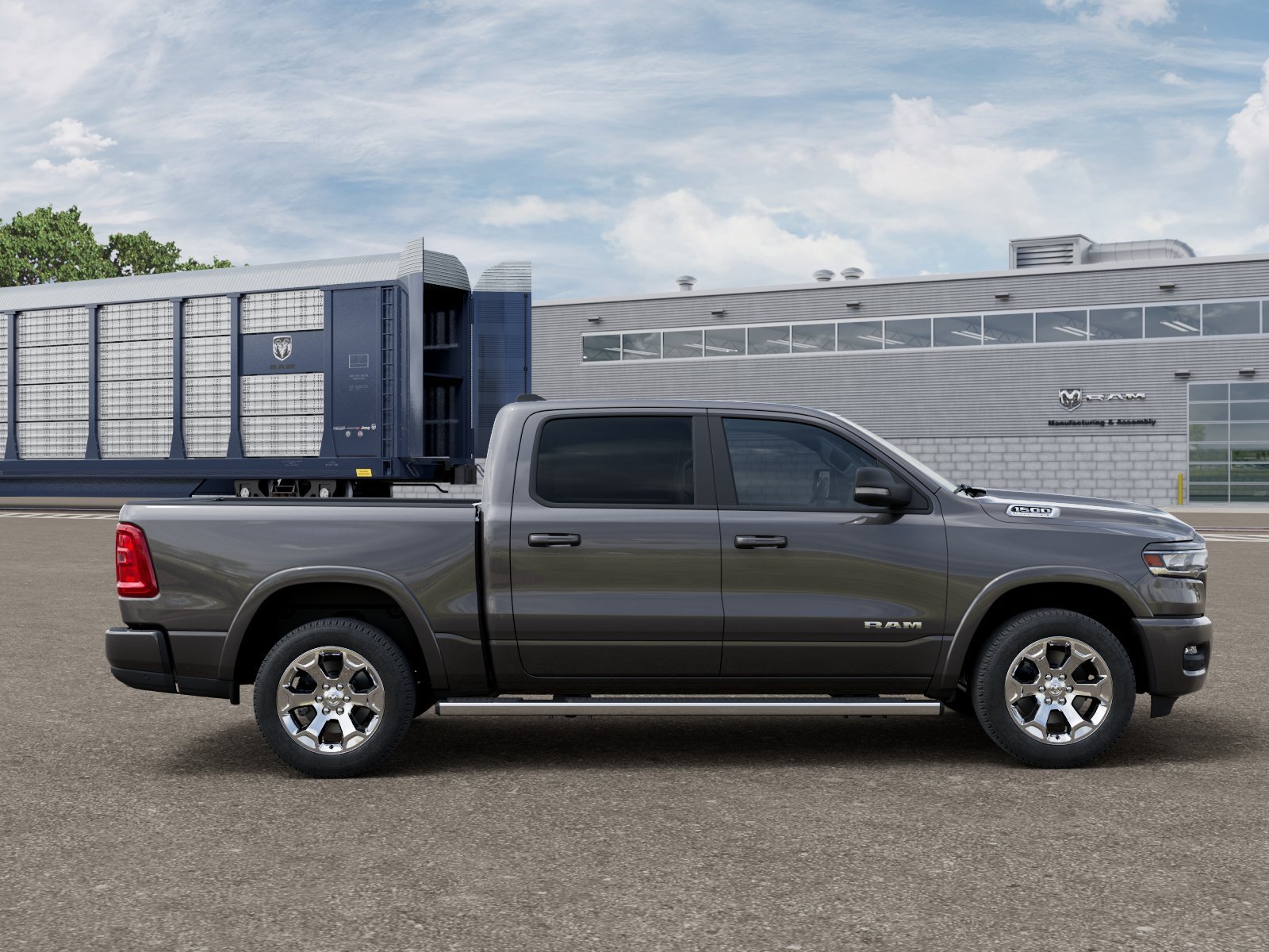 New 2026 Granite Crystal Metallic Clear-Coat Exterior Paint RAM Big Horn/Lone Star image 12