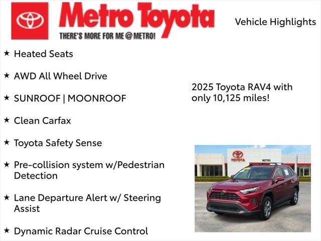Certified Used 2025 RED MC. Toyota XLE image 8