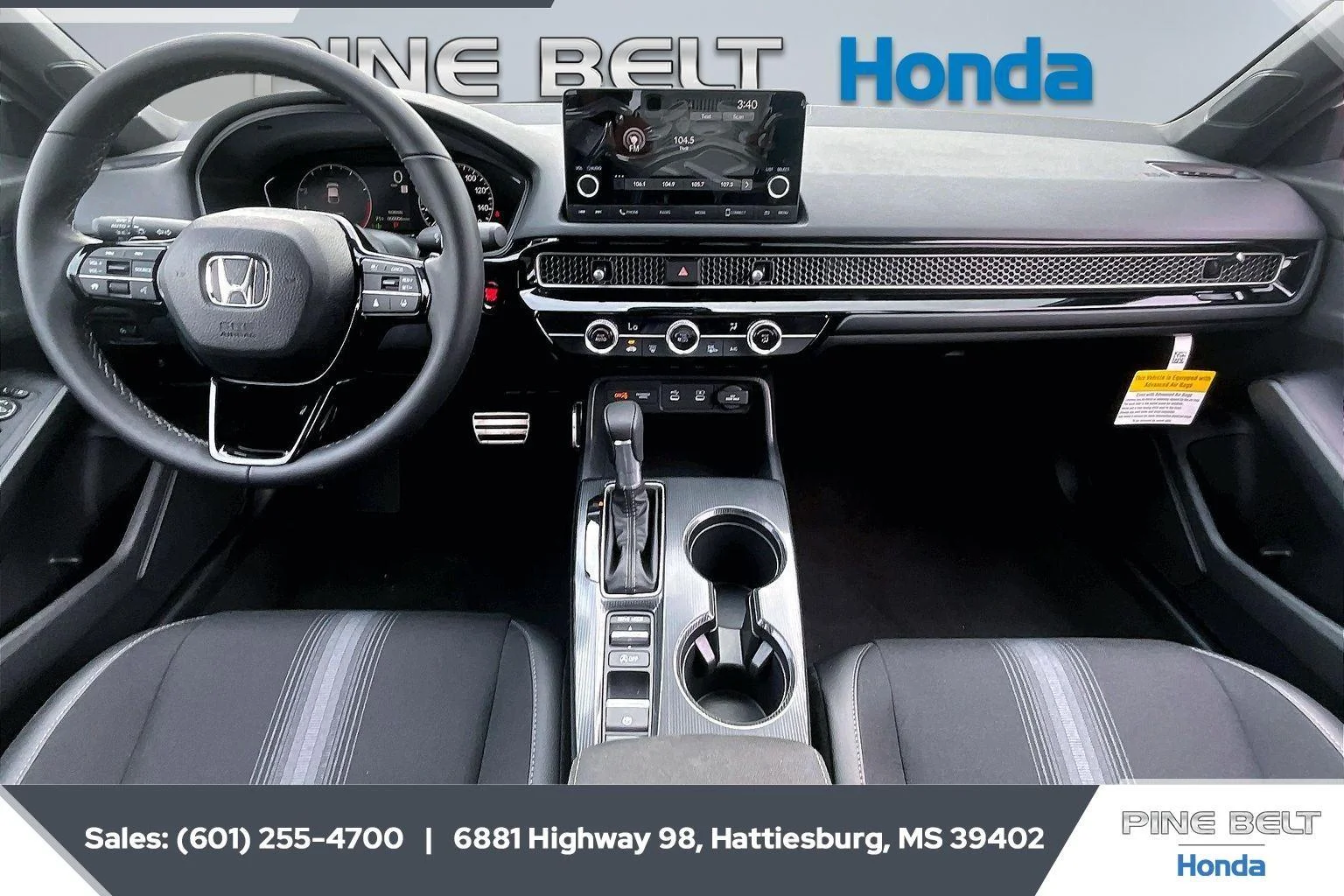 New 2026 Platinum White Pearl Honda Sport image 5