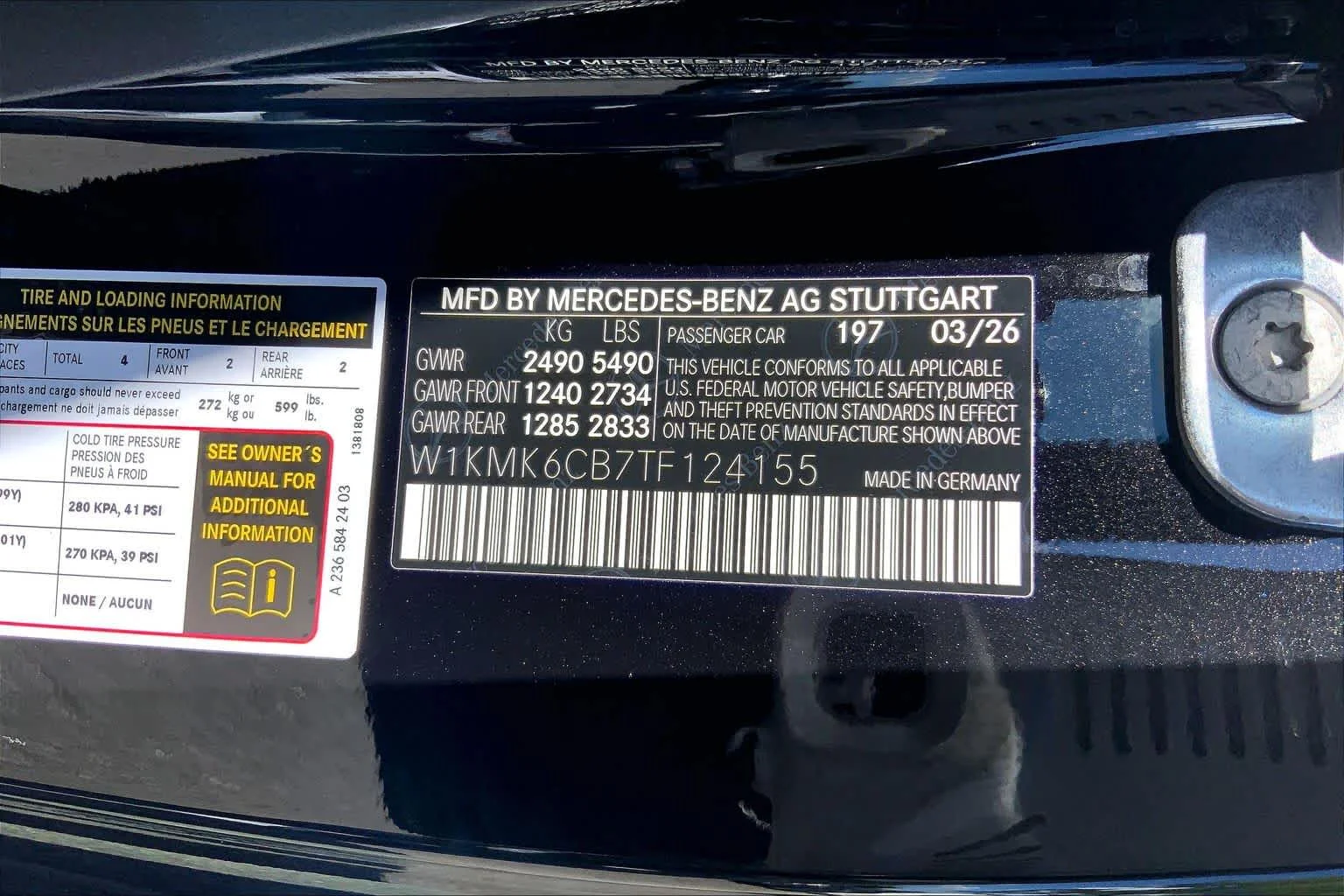 New 2026 Obsidian Black Metallic Mercedes-Benz AMG® CLE 53 image 13