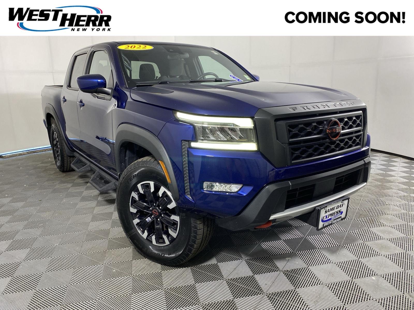 Used 2022 Deep Blue Pearl Nissan PRO-4X image 1