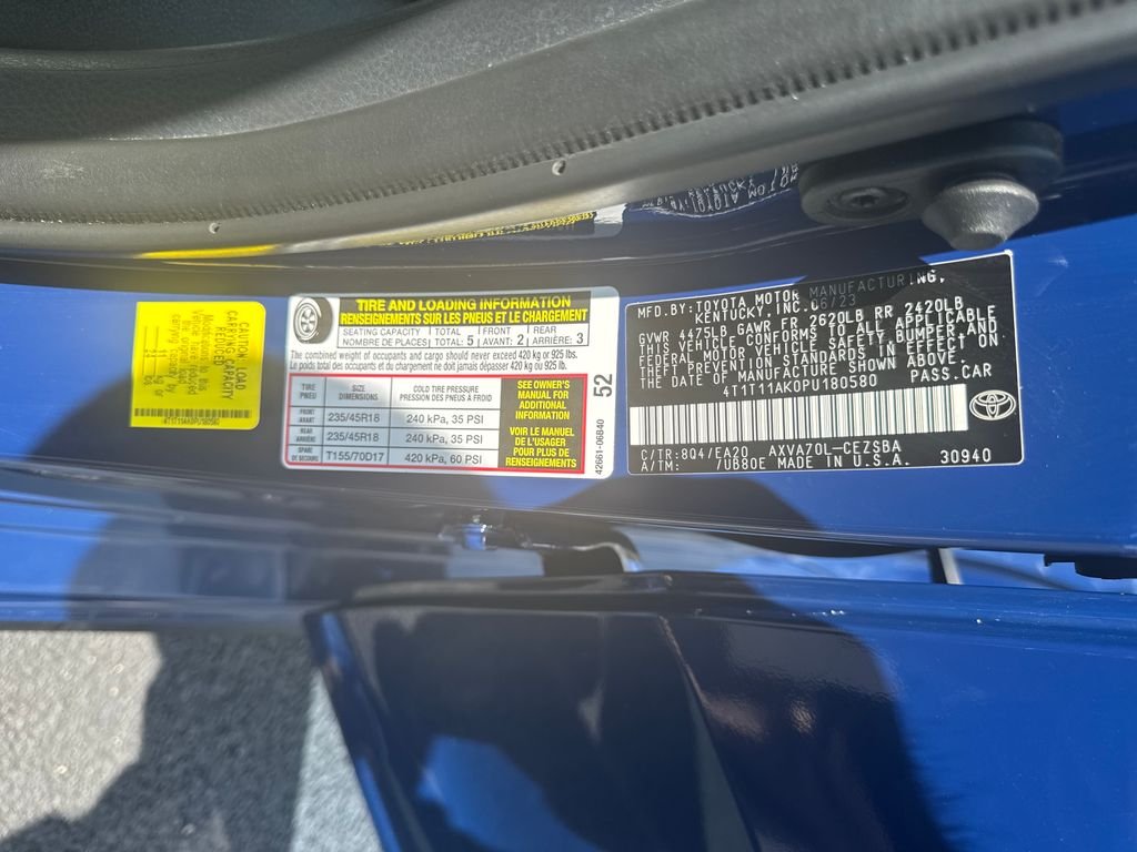 Used 2023 Blue Toyota SE image 23