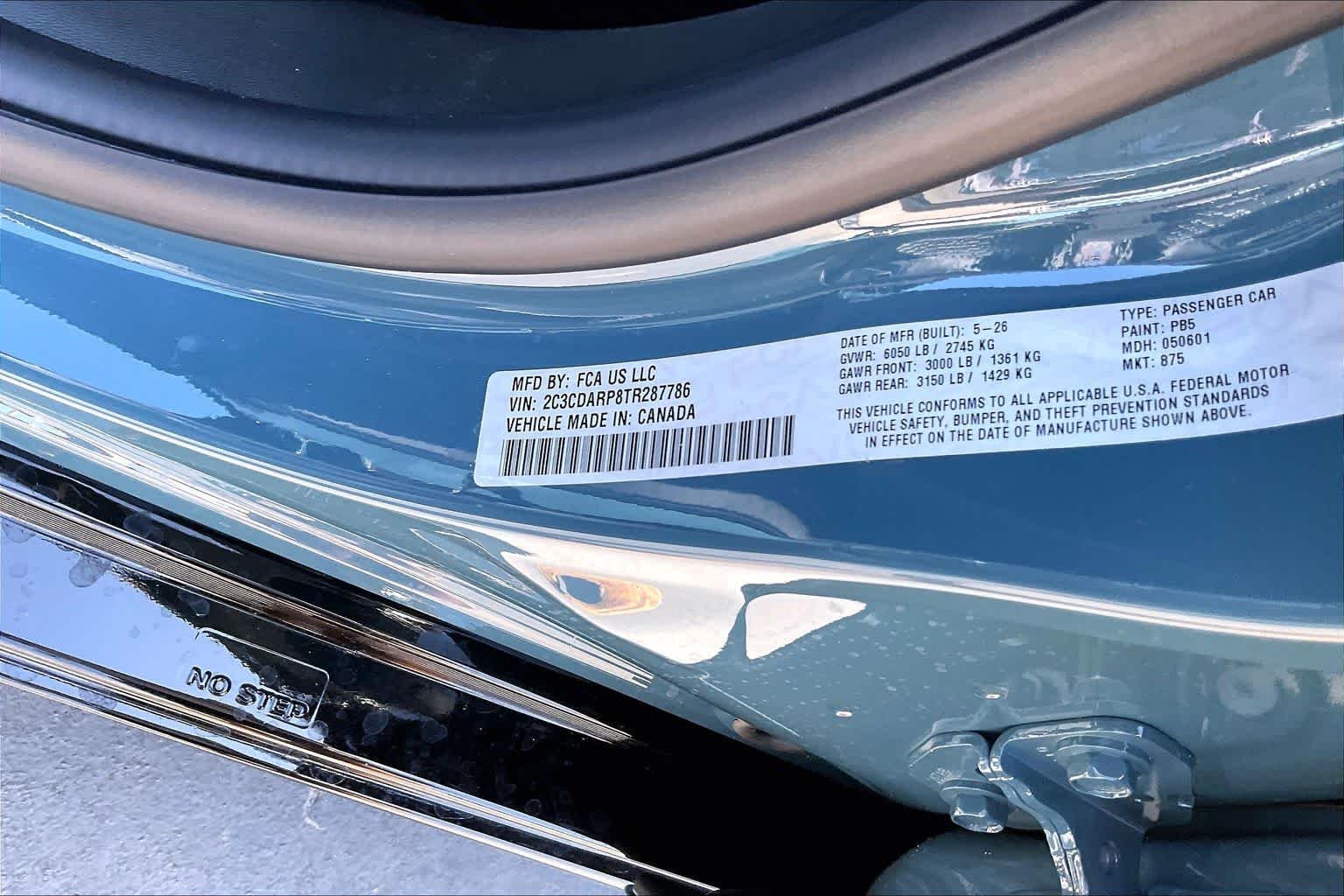 New 2026 Sub-Zero Exterior Paint Dodge Scat Pack image 20