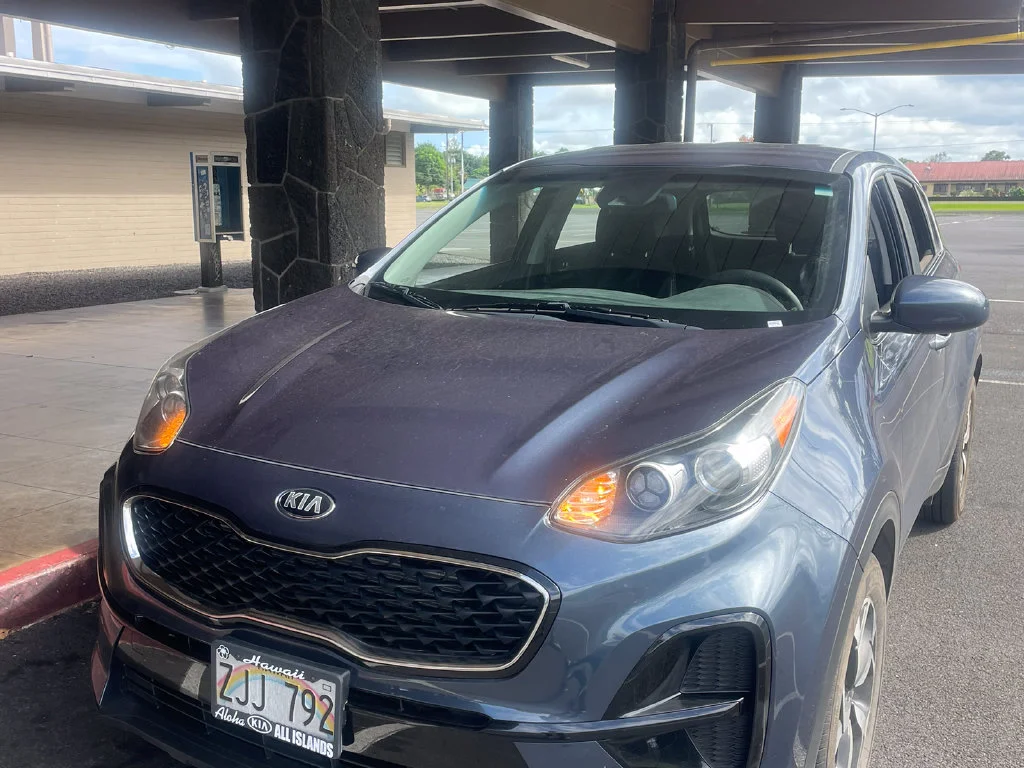 Used 2020 Blue Kia LX image 11