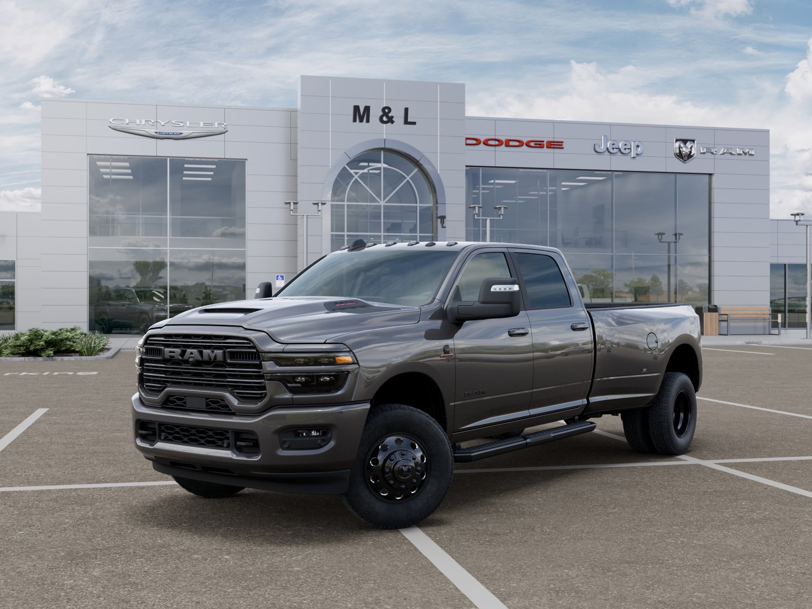 New 2026 Granite Crystal Metallic Clear-Coat Exterior Paint RAM Laramie image 28