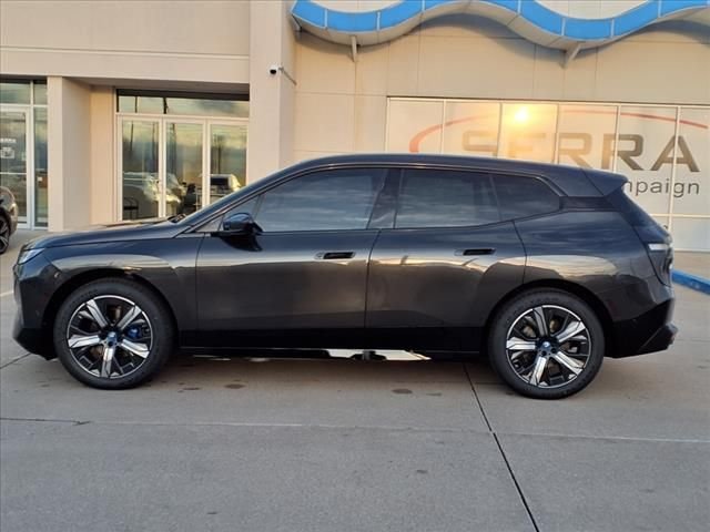 Used 2025 BMW iX 50 with VIN WB523CF03SCU75194 for sale in Savoy, IL