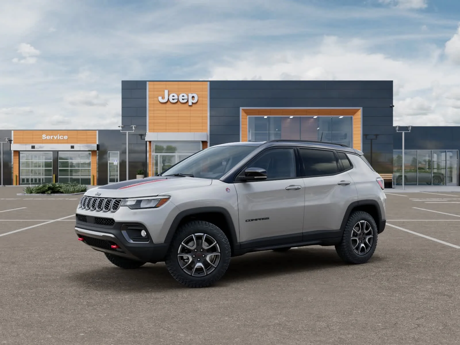 New 2026 Silver Zynith Metallic Clearcoat Jeep Trailhawk image 2