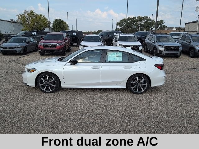 New 2026 Platinum White Pearl Honda 2WD Sport Touring Hybrid image 3