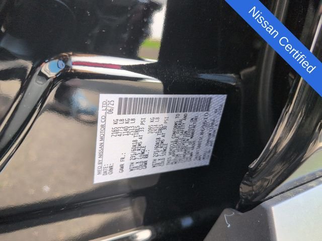 Certified Used 2025 Black Nissan SV image 28