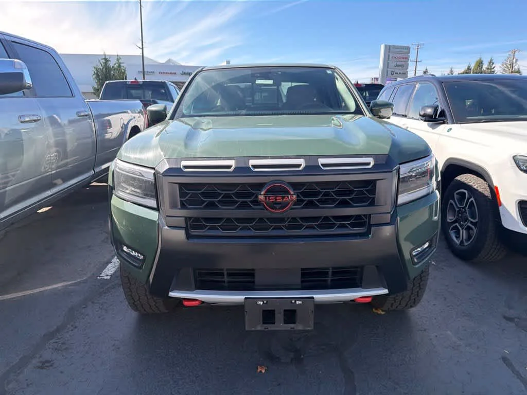 Used 2025 Tactical Green Metallic Nissan PRO-4X image 2