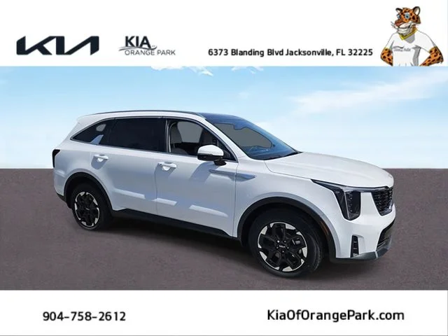 New 2025 Glacial White Pearl Kia S image 1