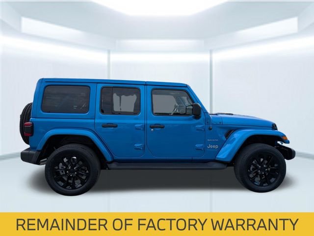 Used 2022 Blue Jeep Unlimited Sahara 4xe image 7