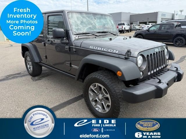 Used 2017 Gray Jeep Unlimited Rubicon image 1
