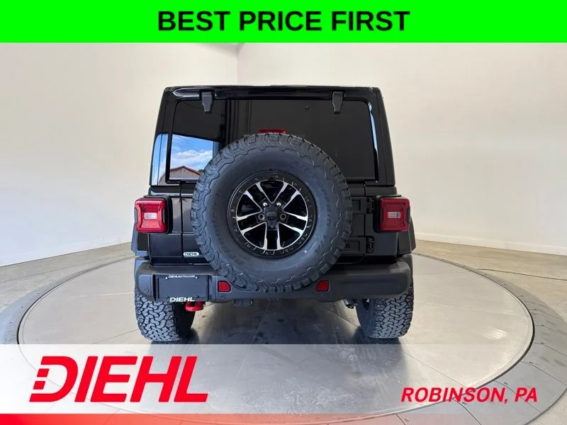 New 2026 Black Clear-Coat Exterior Paint Jeep Rubicon X image 6