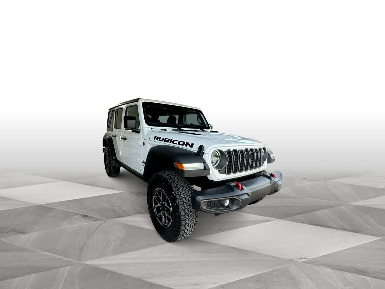 Used 2026 Bright White Clearcoat Jeep Rubicon image 2