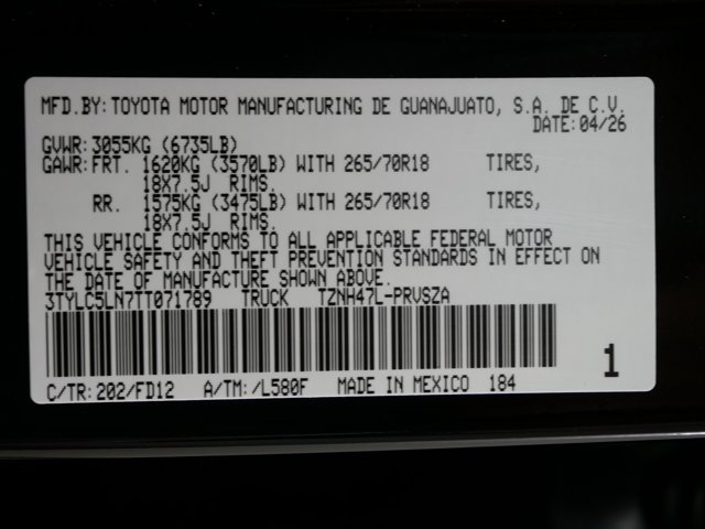 New 2026 Black Toyota TRD Off-Road i-FORCE MAX image 30