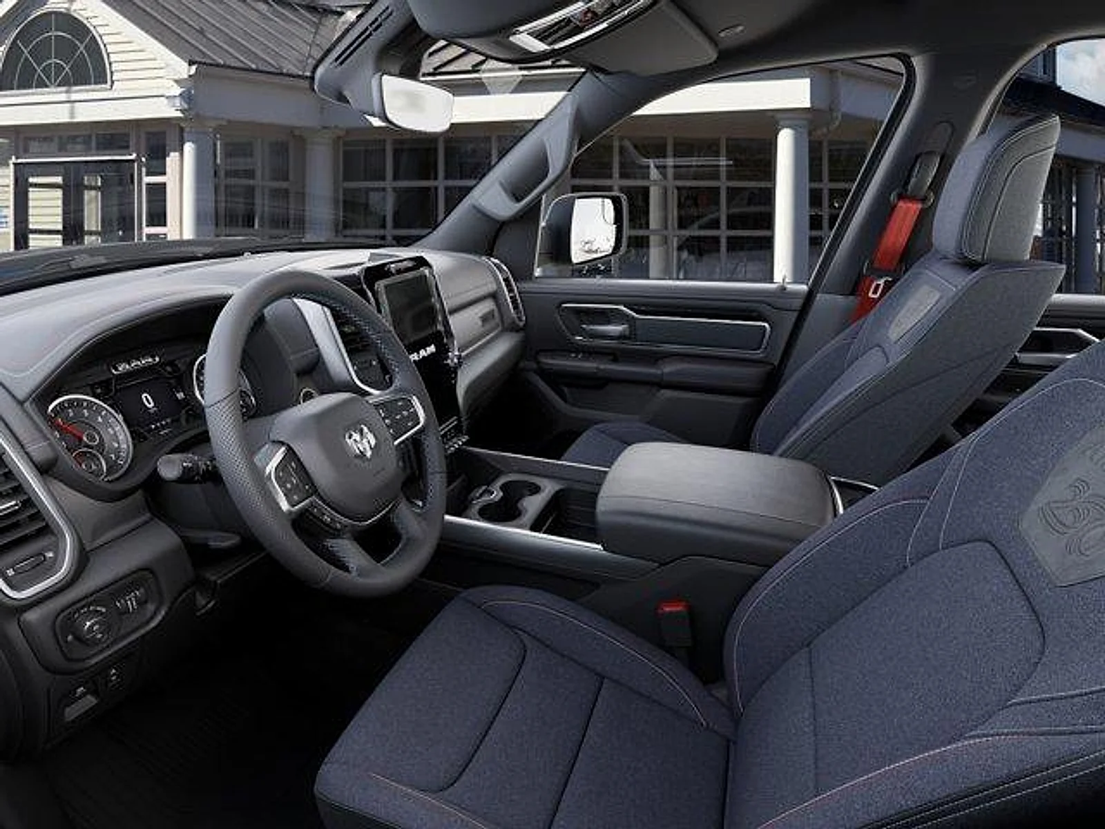 New 2026 Hydro Blue Pearlcoat RAM Big Horn Crew Cab 4x4 5