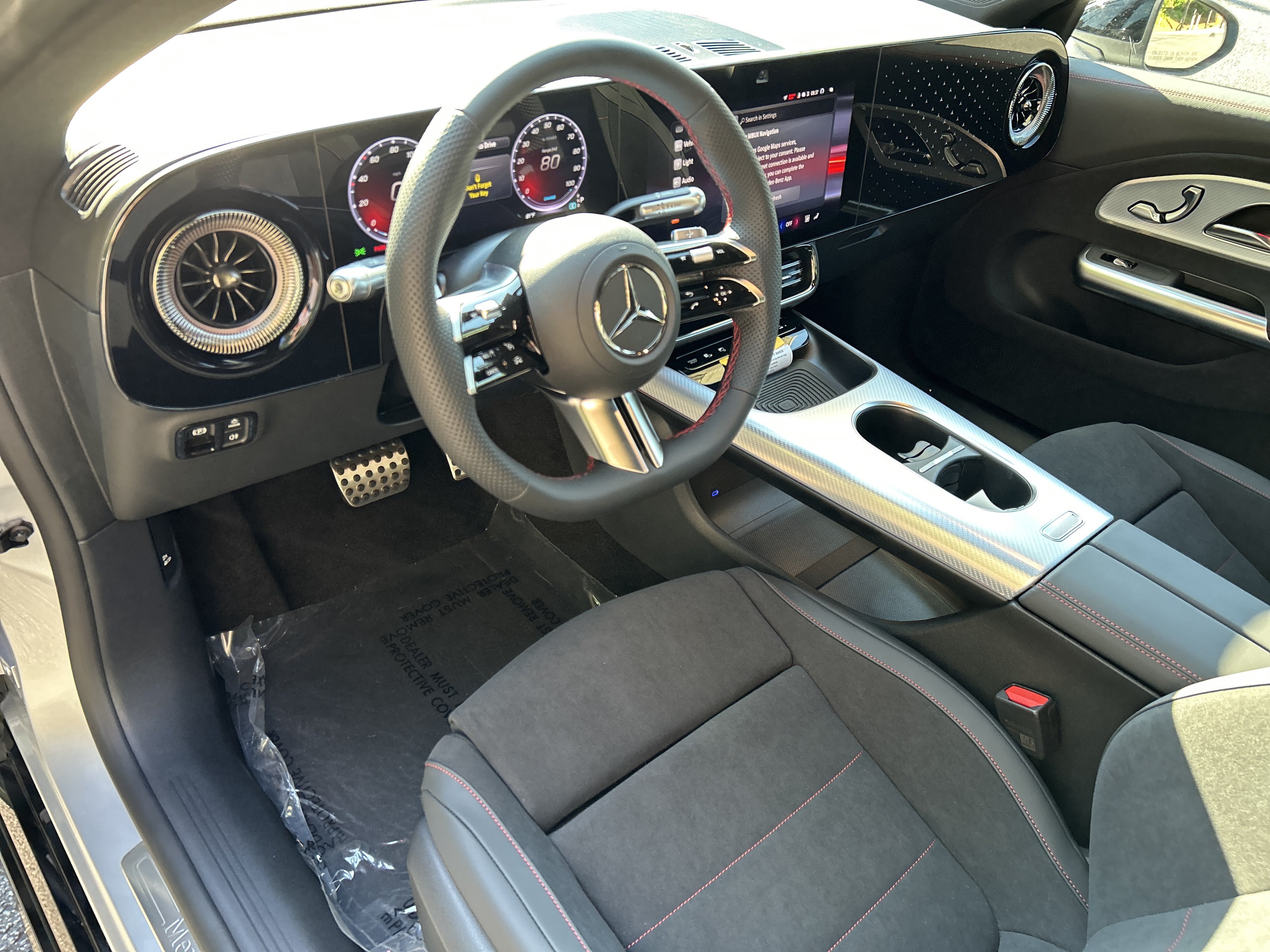 New 2027 Cirrus Silver Metallic Mercedes-Benz CLA 250+ Electric Sedan image 16