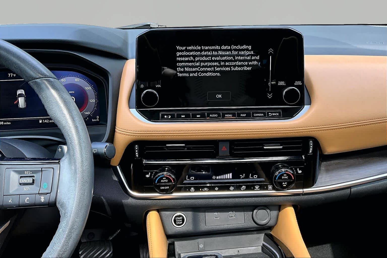 Used 2023 Pearl White Tricoat/Super Black Nissan Platinum image 7