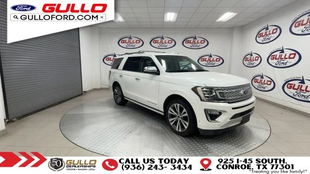Certified Used 2020 White Metallic Ford Platinum image 2