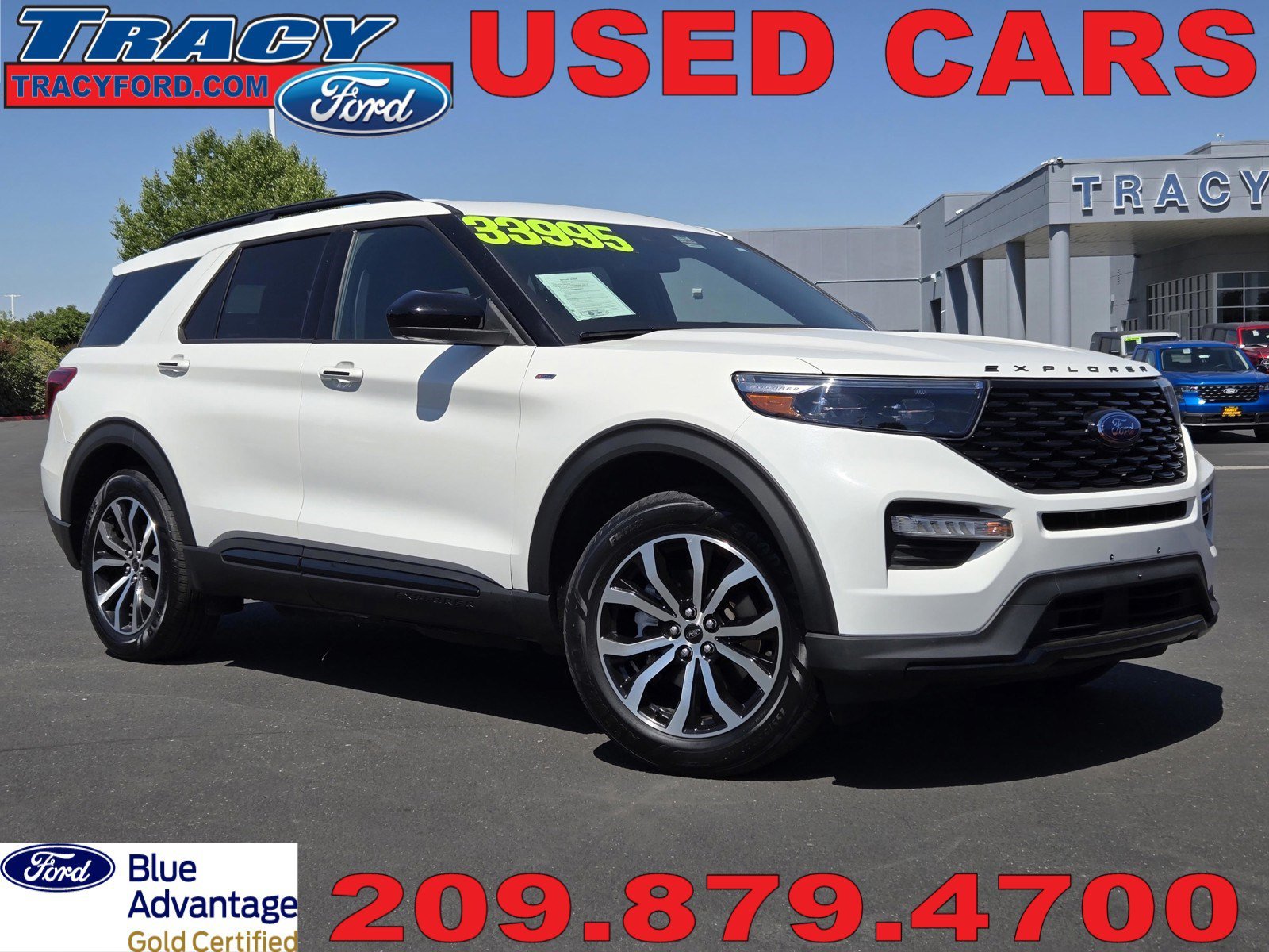 Certified Used 2022 White Ford ST-Line image 1