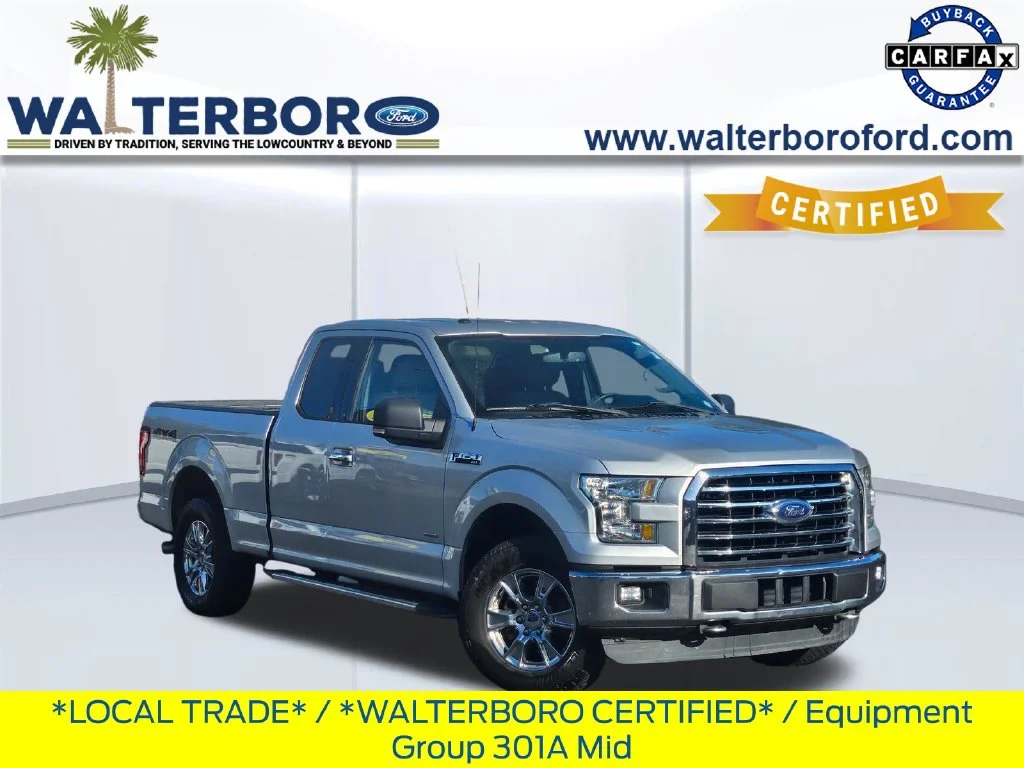 Certified Used 2016 Silver Ford XLT image 1
