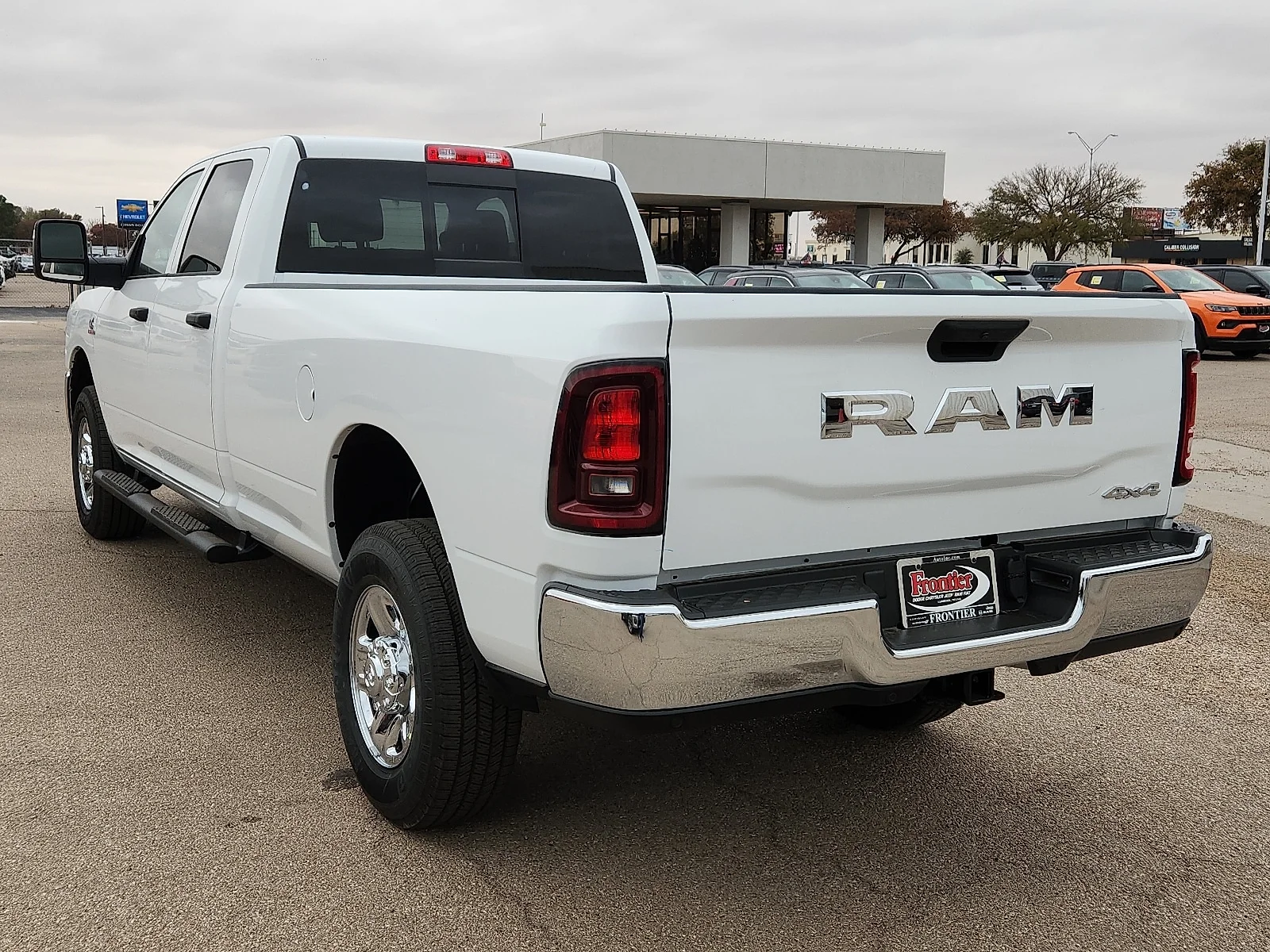 New 2026 Bright White Clear-Coat  Paint Ram TRADESMAN CREW CAB 4X4 8
