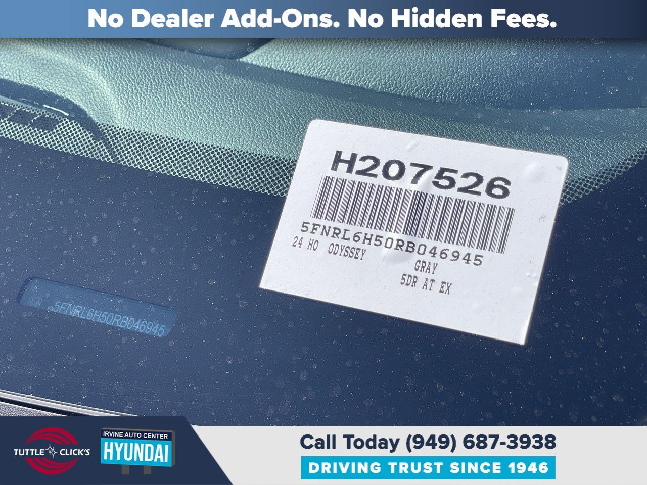 Used 2024 Modern Steel Metallic Honda EX image 31