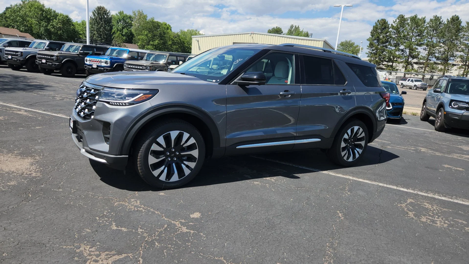 New 2026 Carbonized Gray Metallic Ford Platinum image 3