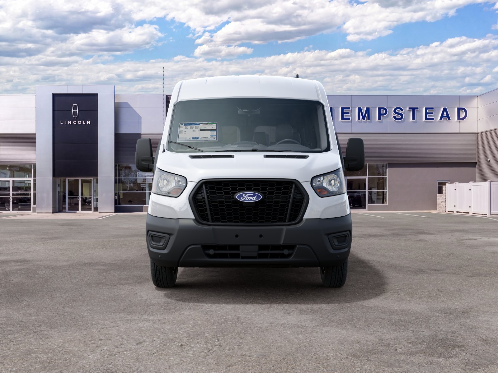 New 2027 Oxford White Ford Passenger Van XL image 3