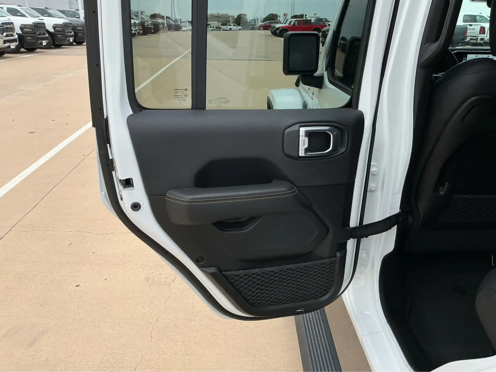 Used 2024 Bright White Clearcoat Jeep Sahara image 16