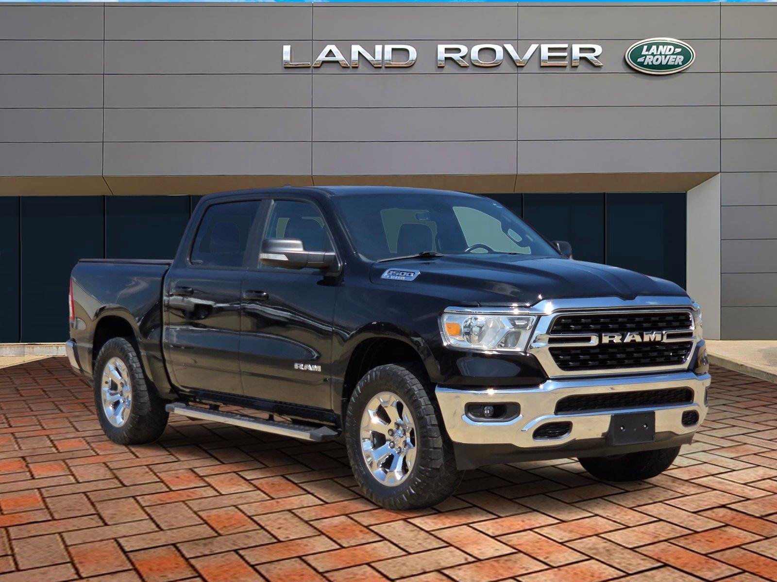 Used 2022 Diamond Black Crystal Pearlcoat Ram Lone Star image 3