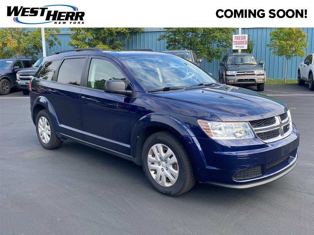 Used 2019 Contusion Blue Pearlcoat Dodge SE Value Pkg image 1