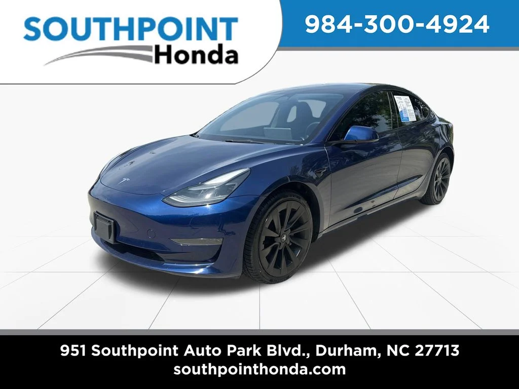 Used 2023 Deep Blue Metallic Tesla Base image 3