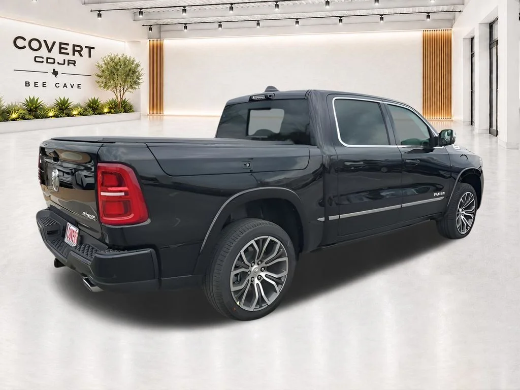 New 2026 Diamond Black Crystal Pearl-Coat Exterior Paint RAM Tungsten image 13