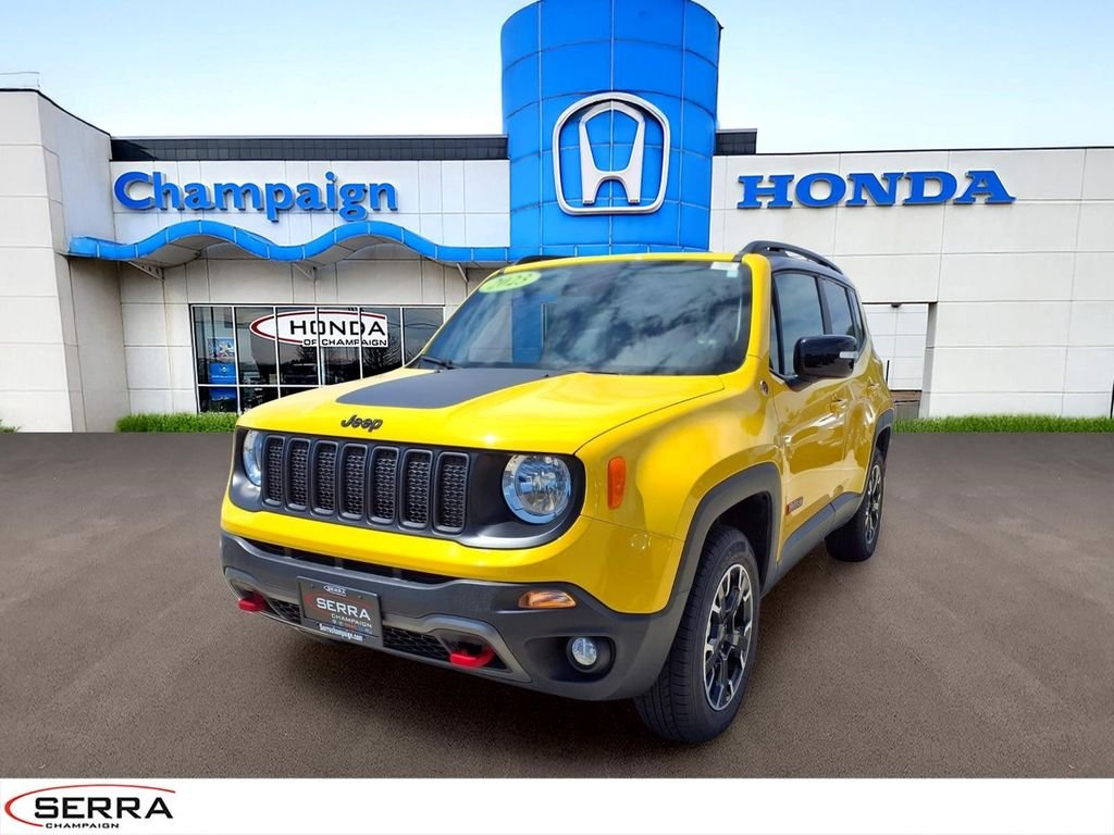 Used 2023 Solar Yellow Clearcoat Jeep Trailhawk image 1