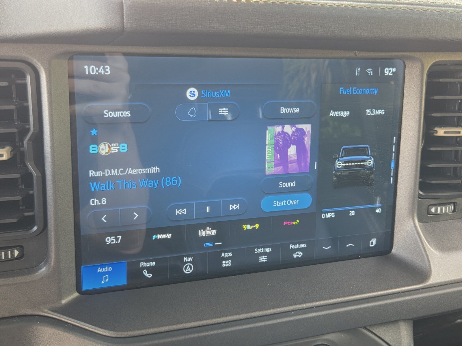 Used 2025 Velocity Blue Metallic Ford Badlands image 24