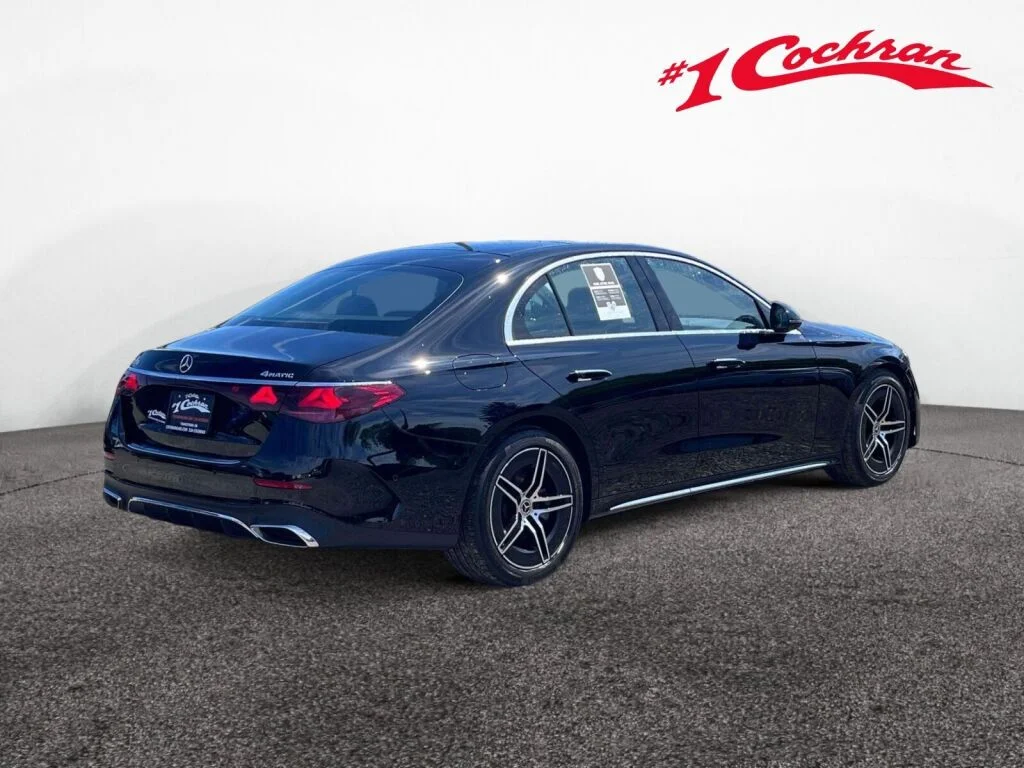 Used 2024 BLK/Black Mercedes-Benz E 350 image 8